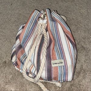 Boho Inspired Backpack / beach bag